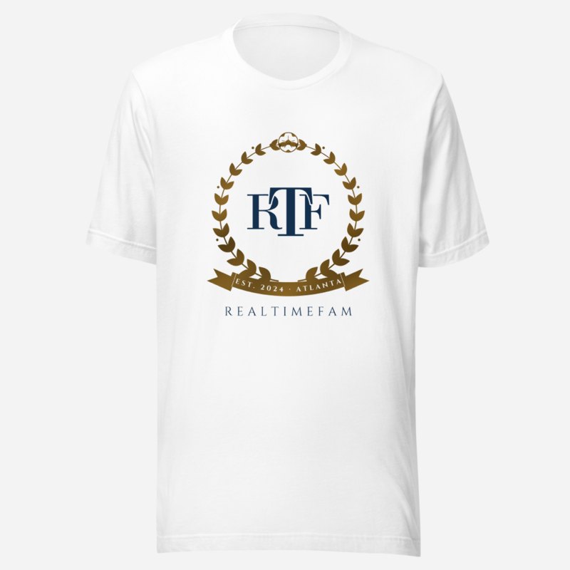 RealTimeFam Maison Crest Tee in White