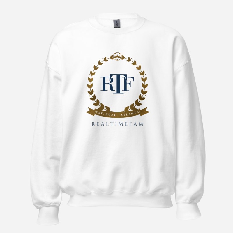 RealTimeFam Maison Crest Sweatshirt White