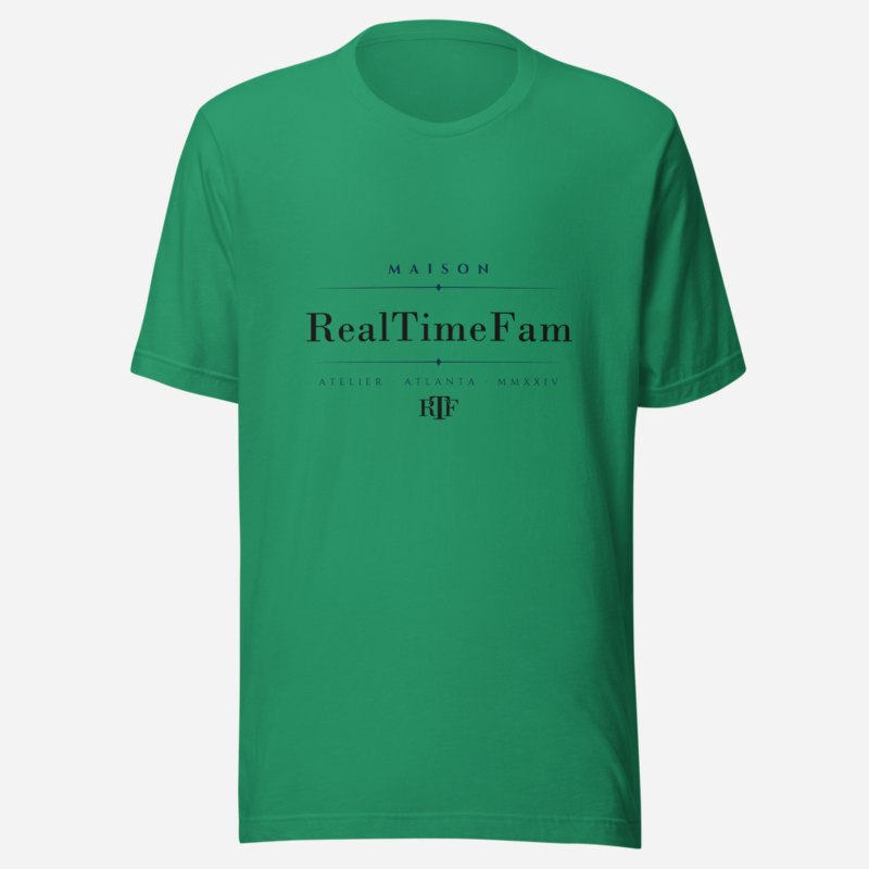 RealTimeFam Maison Signature Tee in Kelly