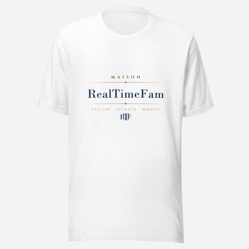 RealTimeFam Maison Signature Tee White