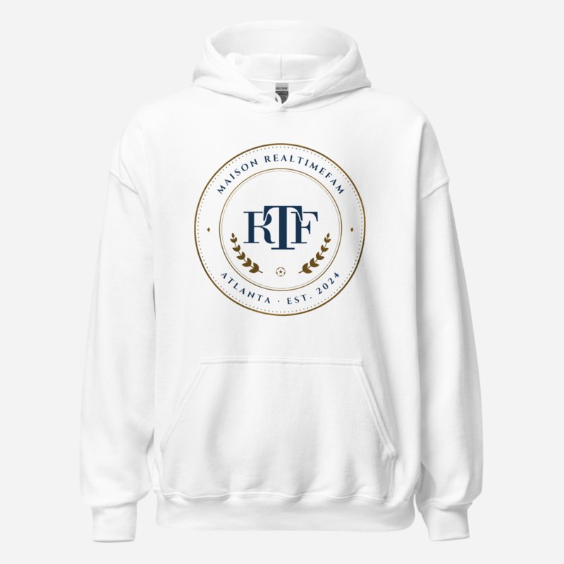 RealTimeFam Maison Medallion Hoodie White