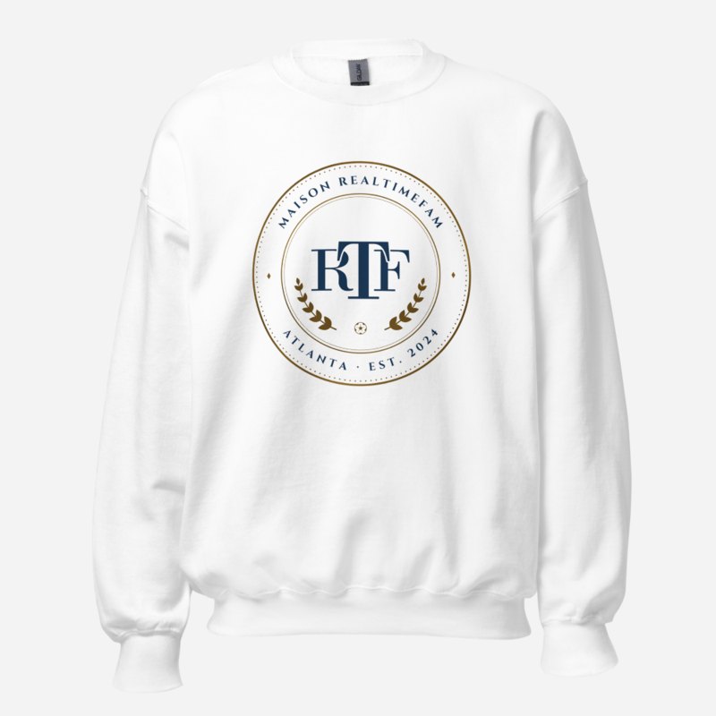 RealTimeFam Maison Medallion Sweatshirt White