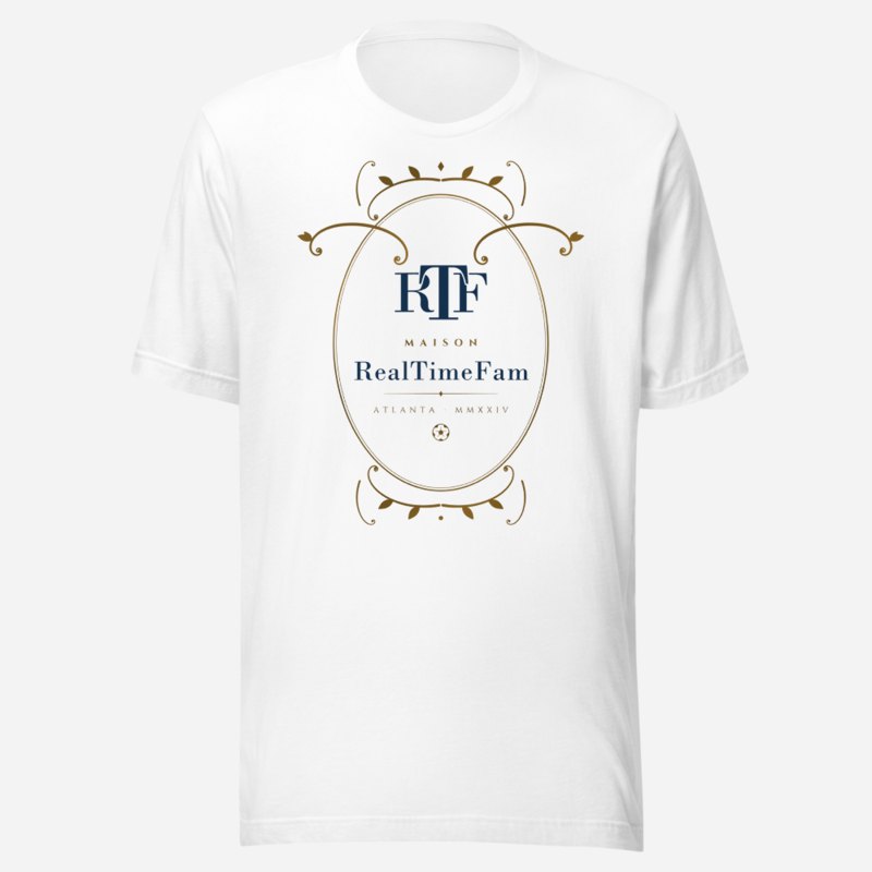 RealTimeFam Maison Baroque Cartouche Tee White