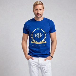 RealTimeFam Maison Crest Tee AI model